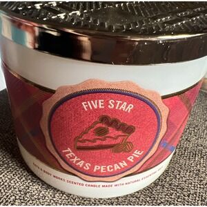 NEW‎ BATH & BODY WORKS FIVE STAR TEXAS PECAN PIE CANDLE-14.5 OZ